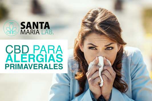 CBD para alergias primaverales.