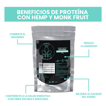 Proteína de Suero con HEMP y Monk Fruit - 250 g