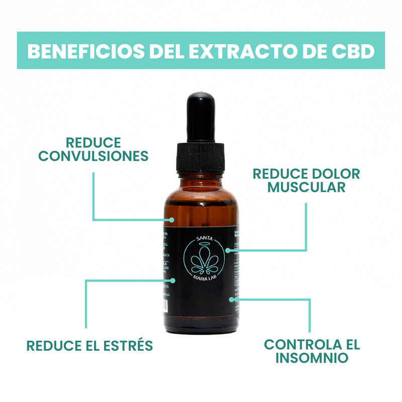 Beneficios Extracto de CBD Santa Maria Lab