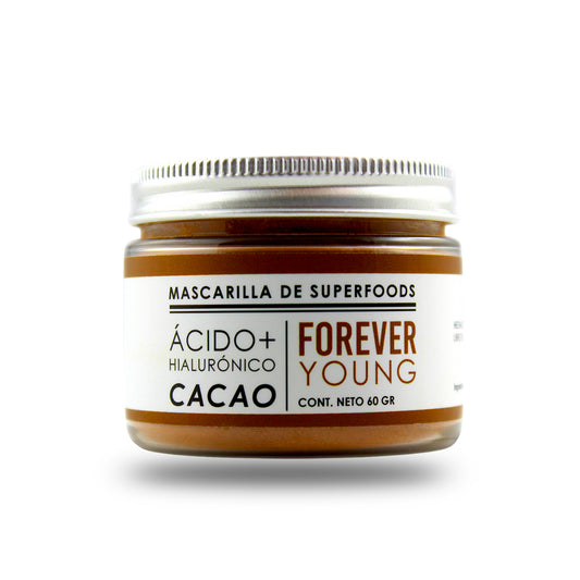 Mascarilla Facial Forever Young: Superfoods para una Piel Radiante (60 g)